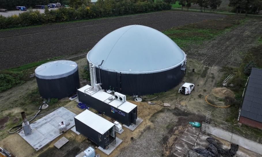 Raalte Biogas — Widok z góry